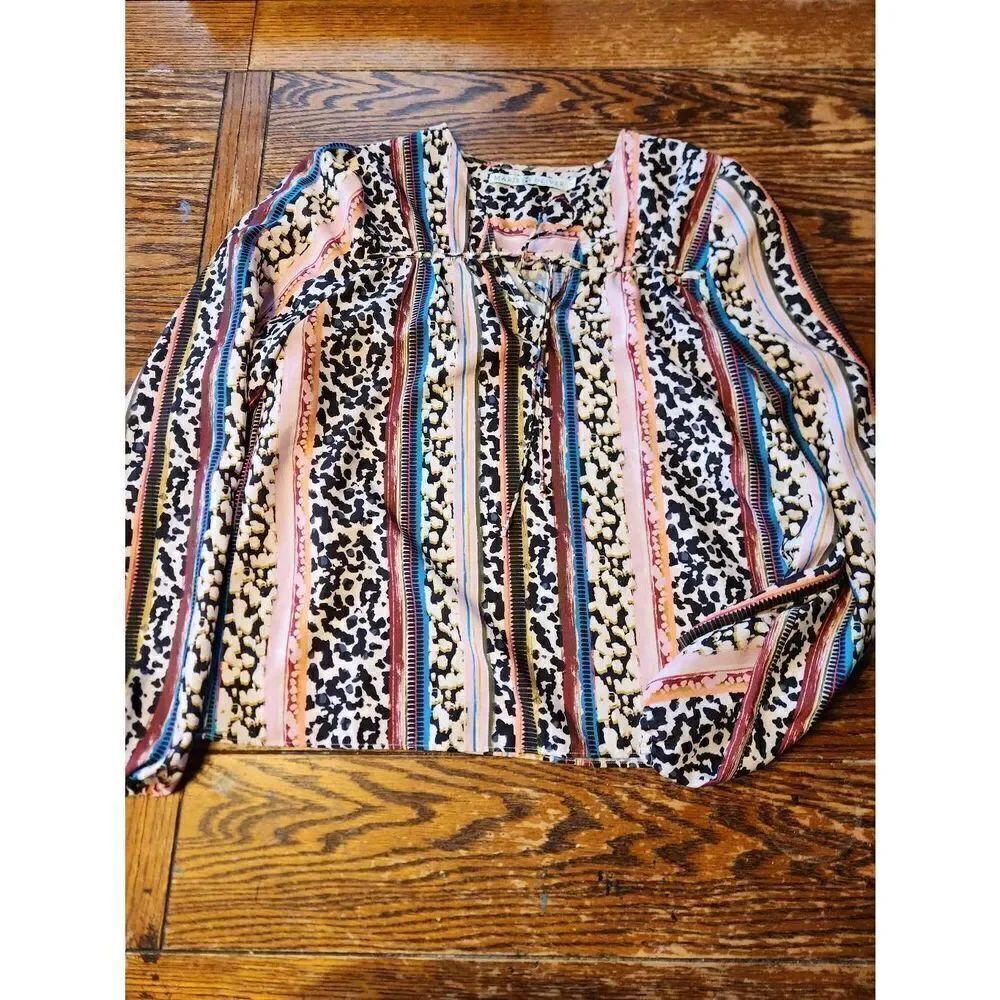 Marie Oliver Phoebe Peasant Blouse Sz Medium